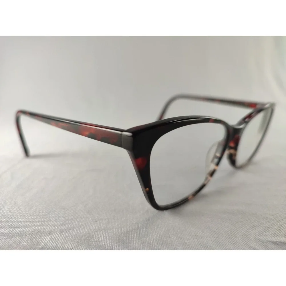 Vera Wang V589 RD Dark Red Tortoise‎ Cat Eye Eyeglass Frames 54-16 140